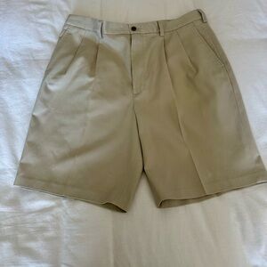 Nordstrom Tan Golf Shorts Classic Style NWOT